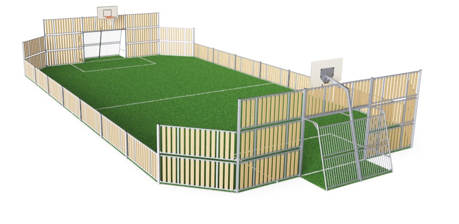 MUGA, 12 x 24 m, WPC FRE600103