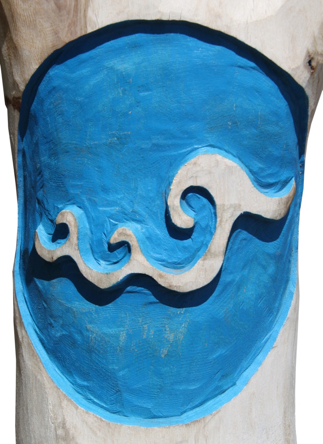 Pfostenmotiv Wasser -