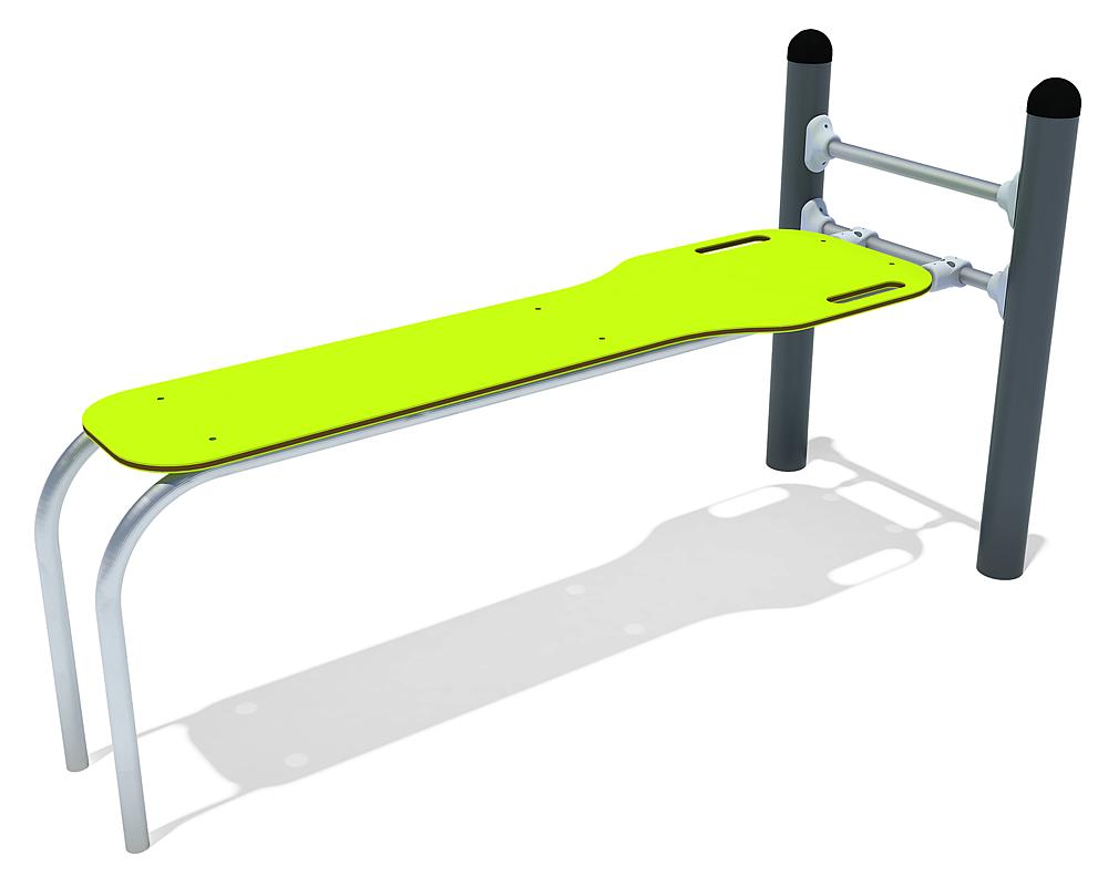 Calisthenics Sit-up Bank gerade