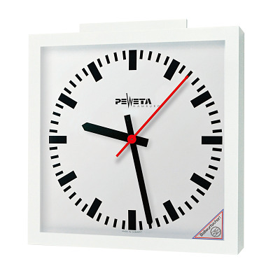 Peweta Funk-Wanduhr mit Sekundenanzeiger