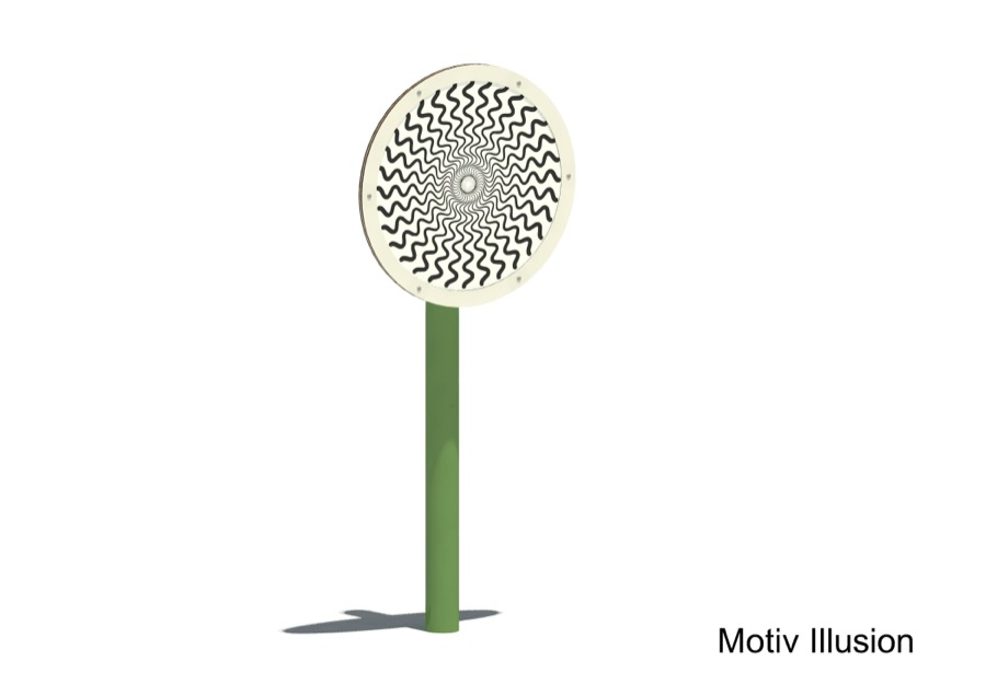 Rotierende Optikscheibe 18100, Motiv Illusion