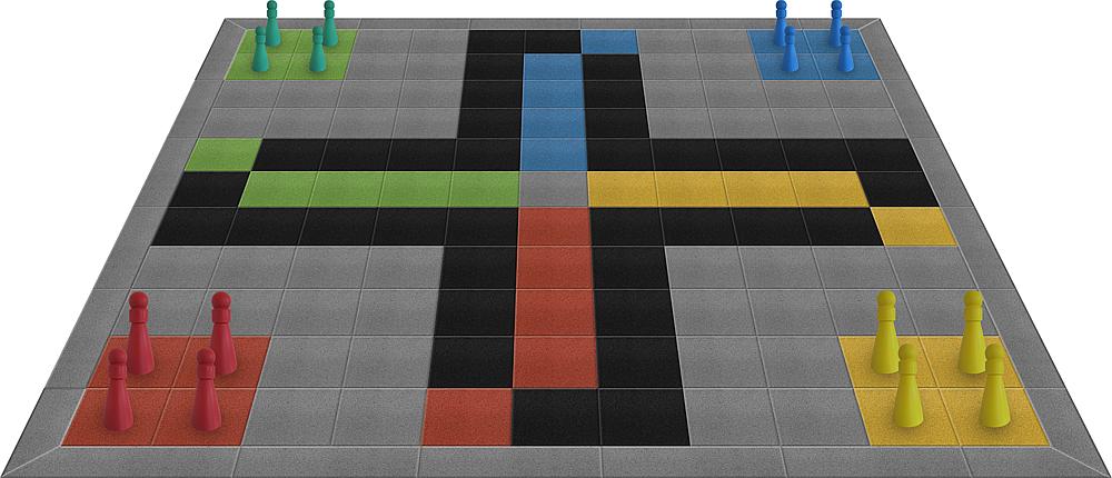 Outdoor-Brettspiel Zieh ins Haus