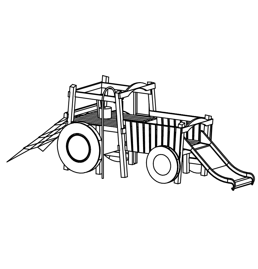 Traktorplattform
