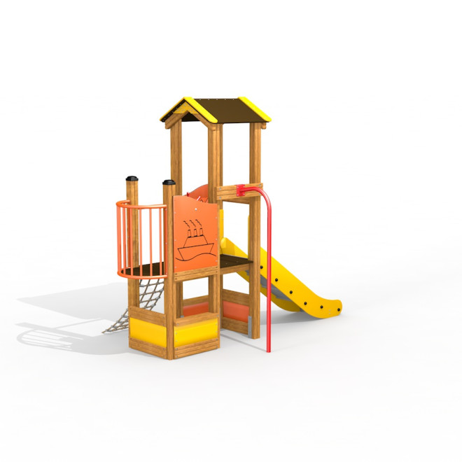 Dixie Spielturm mit Rutsche