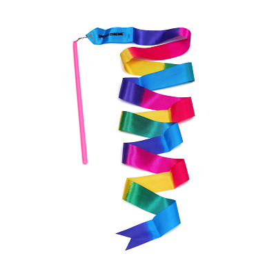Sport-Thieme Gymnastikband mit Stab „Bunt“