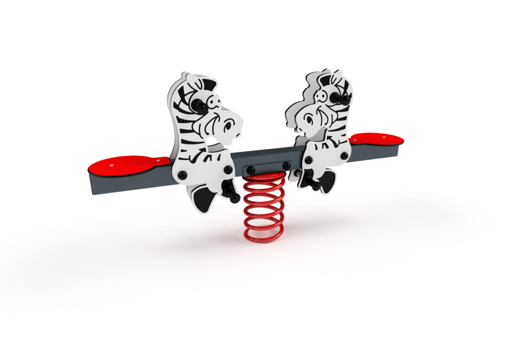 3424S Doppel-Federwippe - Zebra