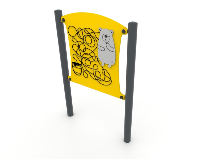 IQ-Tafel Labyrinth Bär