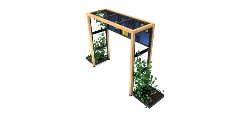 Pergola über Bank Dream