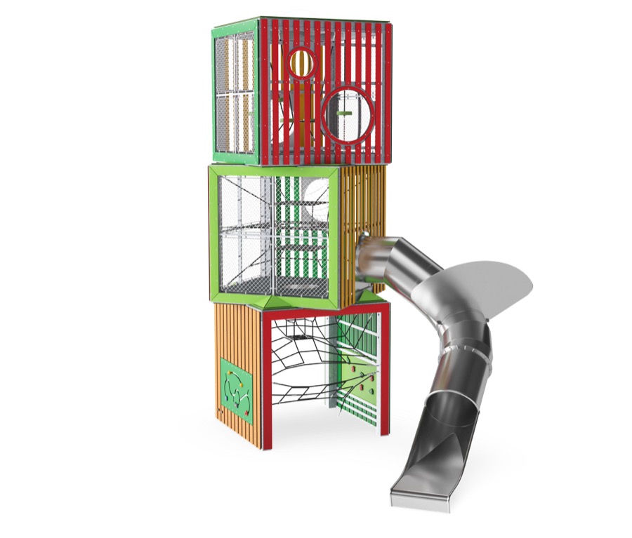 3-Ebenen Cube Tower COR10450