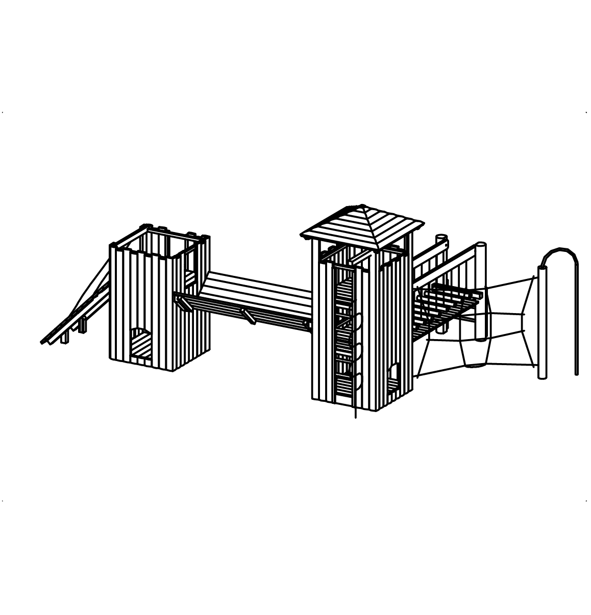 Turmkombination 47 in Lärche