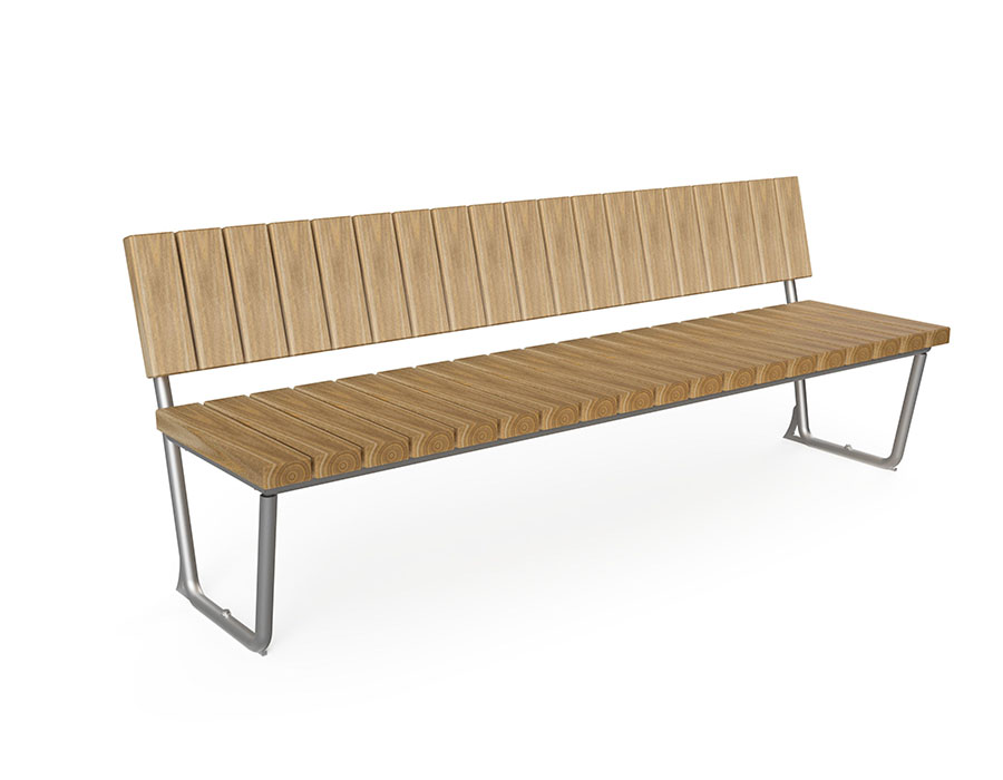 Parkbank Ovara Eiche