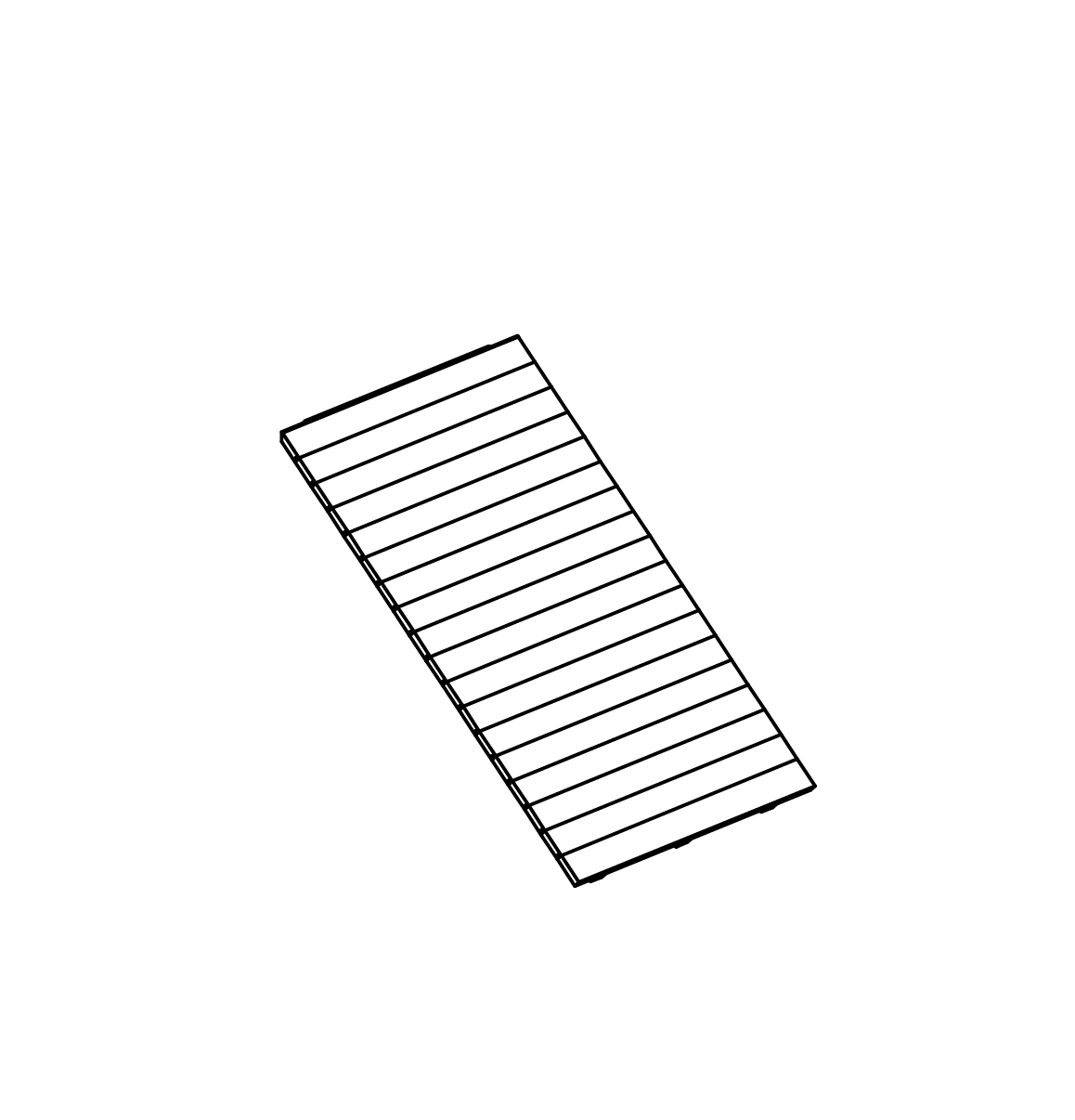 Schräge Wand