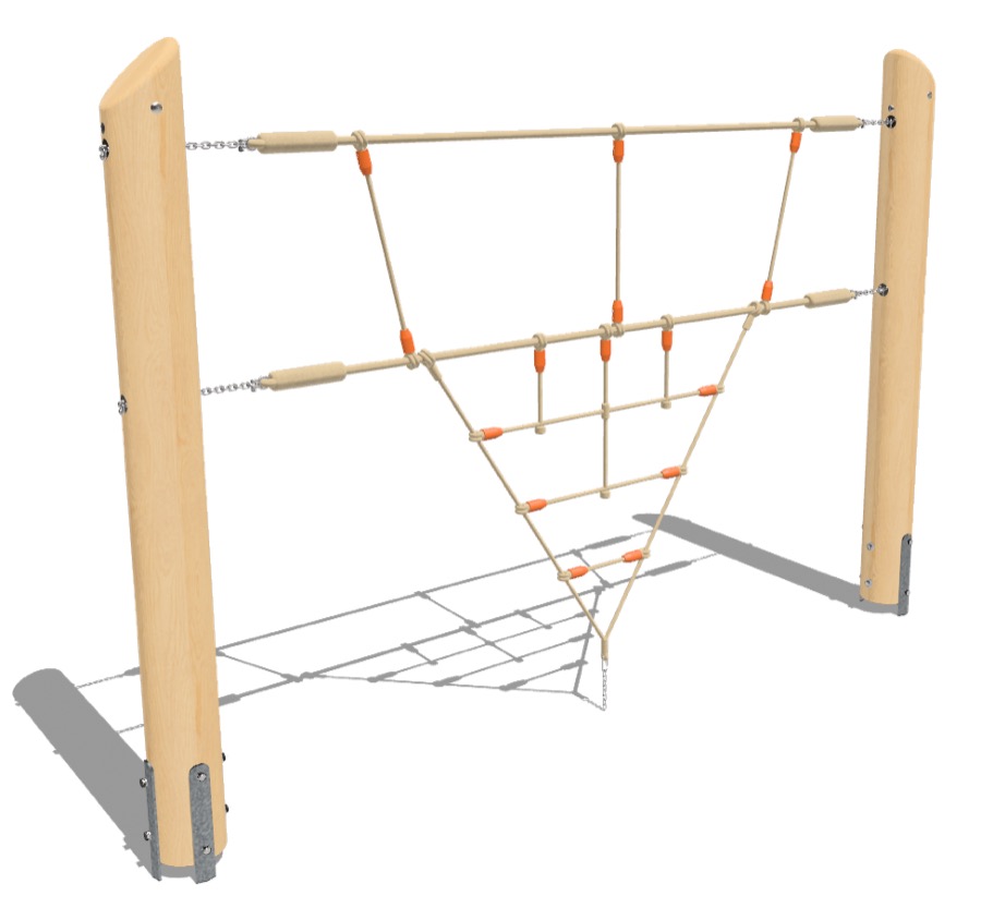 Vertikales Dreiecknetz