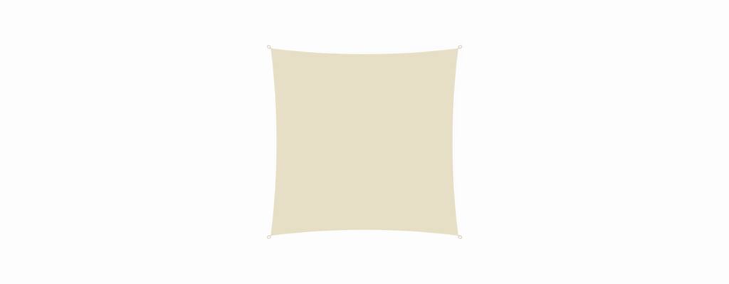Sonnensegel nach Mass aus Polyester, 200 g/m2
