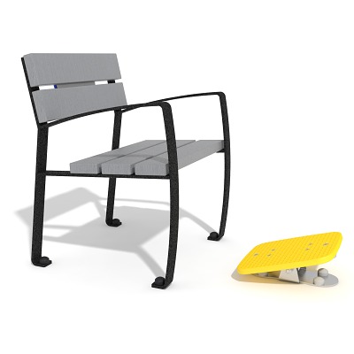 Agapito Outdoor-Fitnessgerät „Fuss-Kipper“