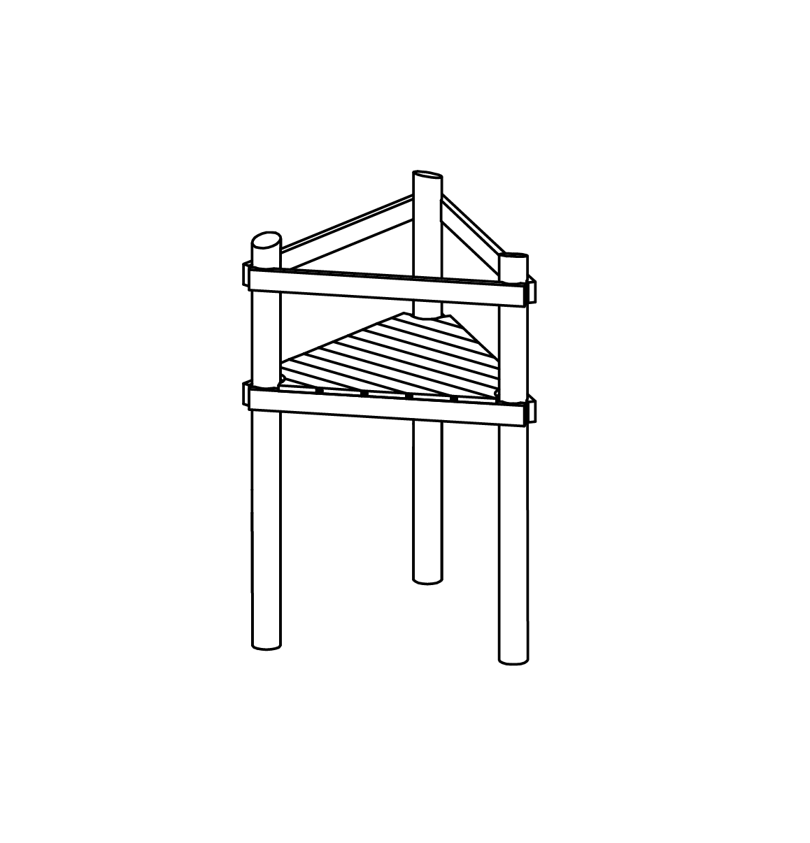 Dreieckplattform