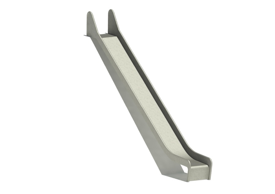 Hangrutschbahn Edelstahl, ABH 240 cm, Breite 50 cm