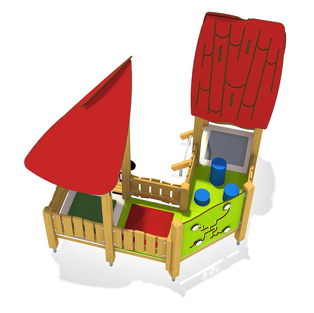 Indoorspielanlage Kombination 01