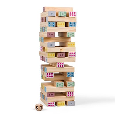 BS Toys Geschicklichkeitsspiel „Giant Number Tower“