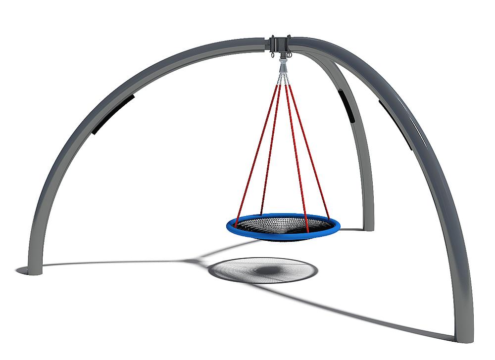 Rondellschaukel mit Nesthocker