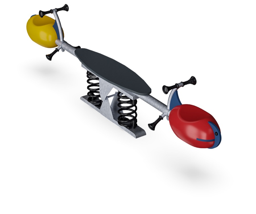 Doppel-Wippe Hopper mit Plattform ELE400022