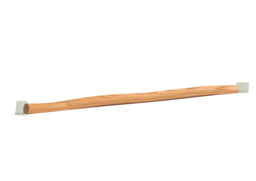 Randeinfassung 0792-4, 400 cm, Robinie