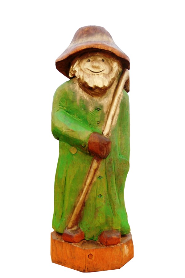 Schnitzfigur Schäfer -