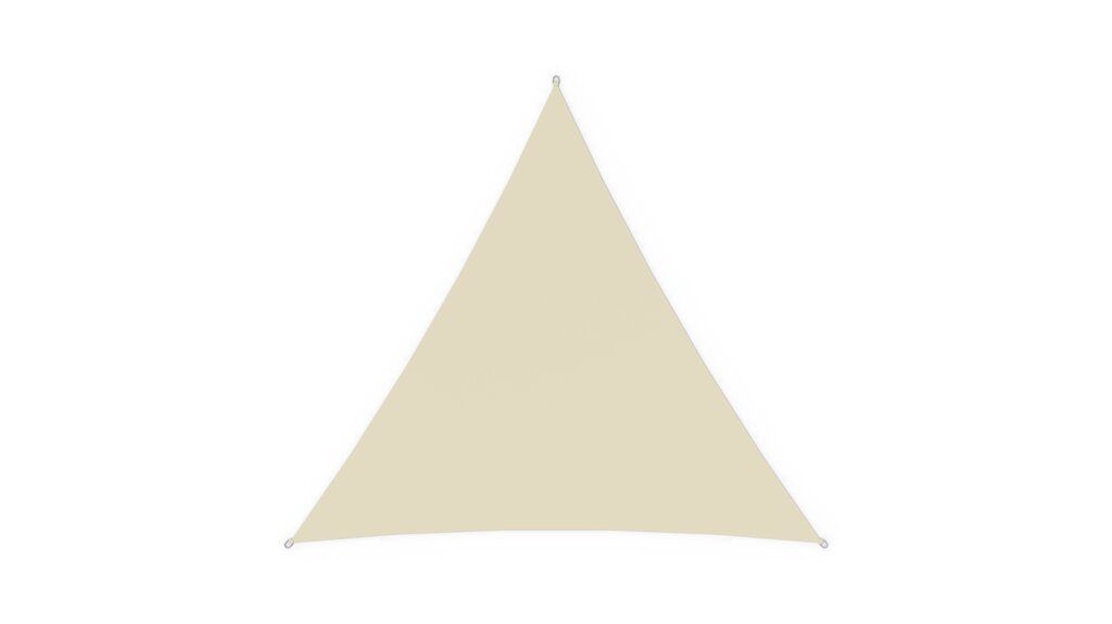 PE-Sonnensegel dreieckig, 3x3x3 m