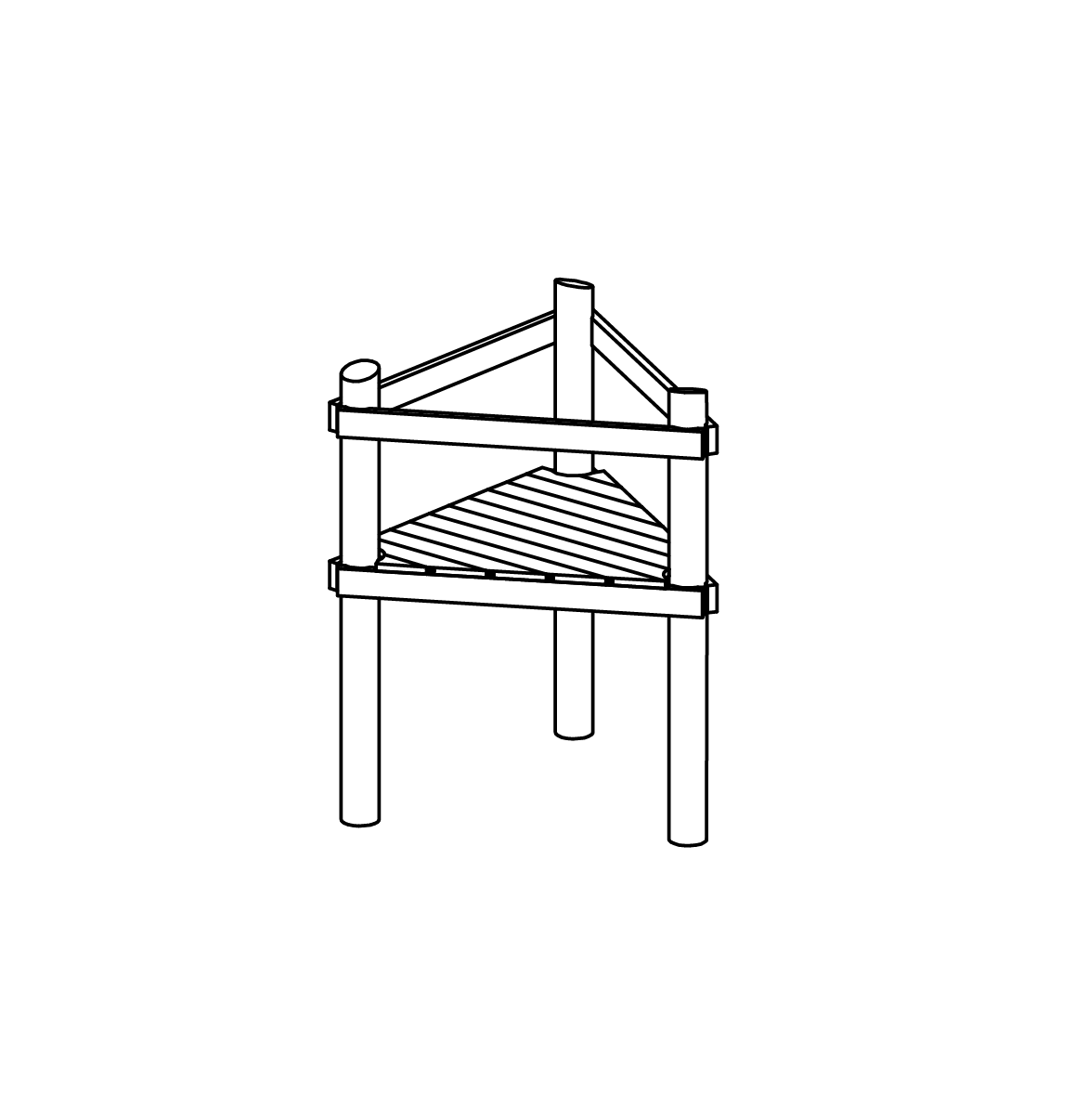 Dreieckplattform