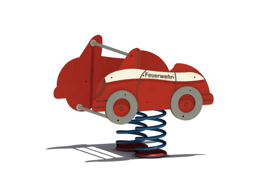 Federwippgerät Feuerwehrflitzer 1576, 2-sitzig