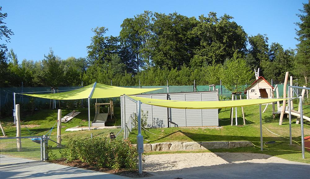 Raute-Sonnensegel, ausziehbar