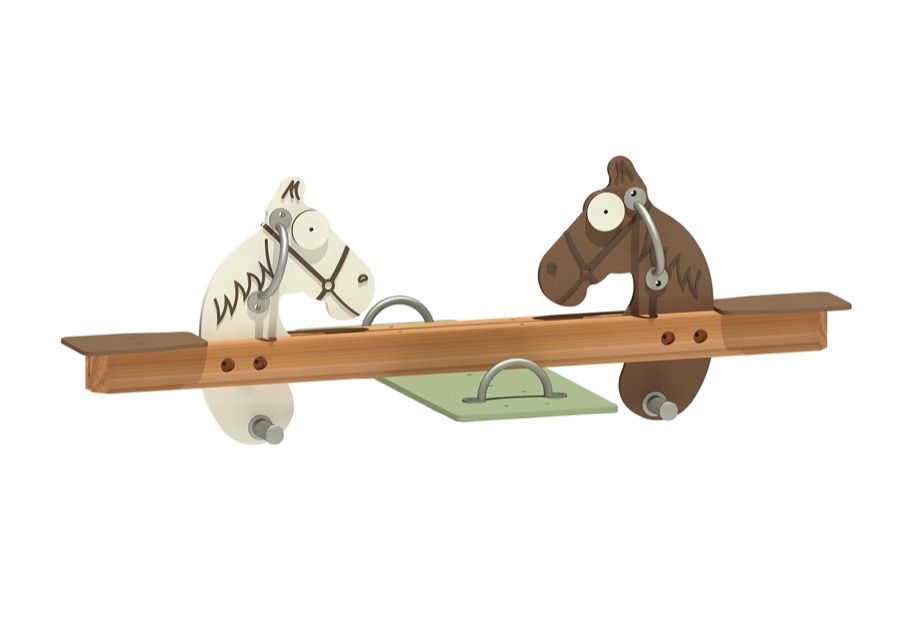 Aufsatz - für Pony-Wippe 035, 2-sitzig