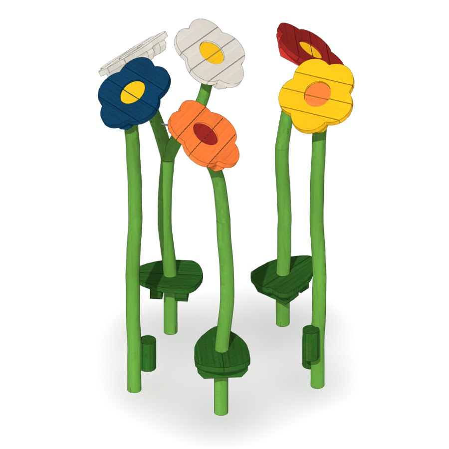 Balancierparcours Blume