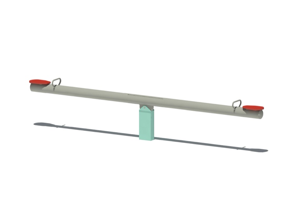 Metallwippe Gwen 0037, 2-sitzig