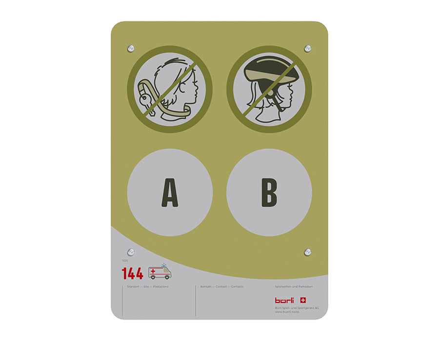 Spielplatztafel Individuell