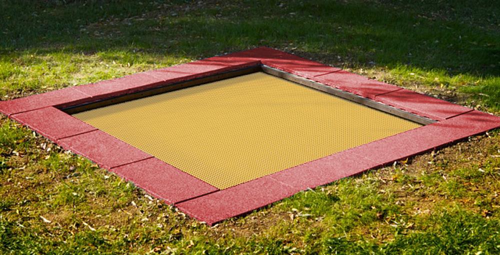 Bodentrampolin Kids Tramp Kindergarten 2,00x2,00 m