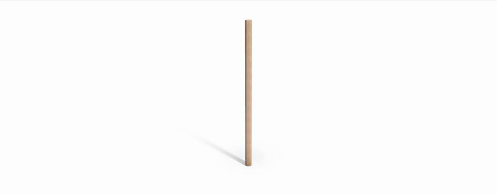 Pfosten für Sonnensegel, 3.3 m Ø10-12 cm