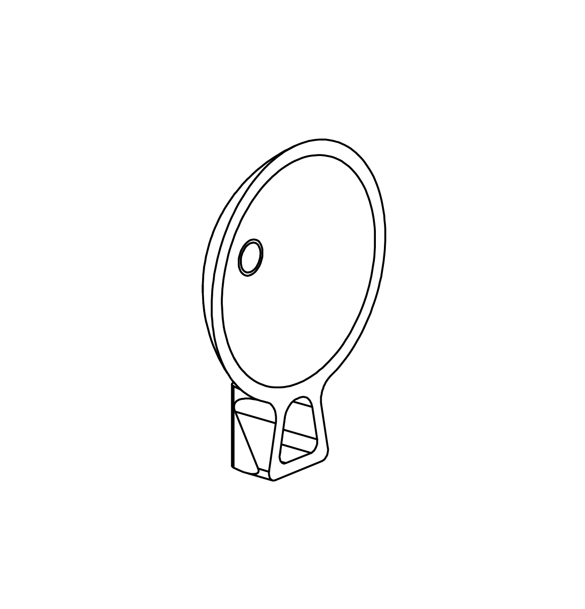 Parabolspiegel aus Beton
