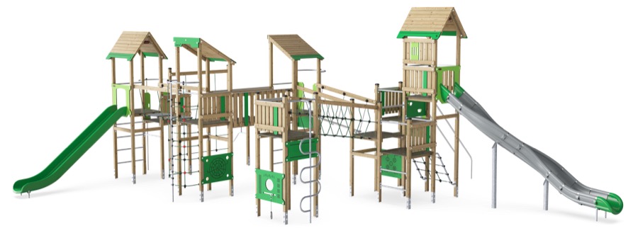5-Turm-Spielanlage mit Multi-Ebenen, hoch KPW500201