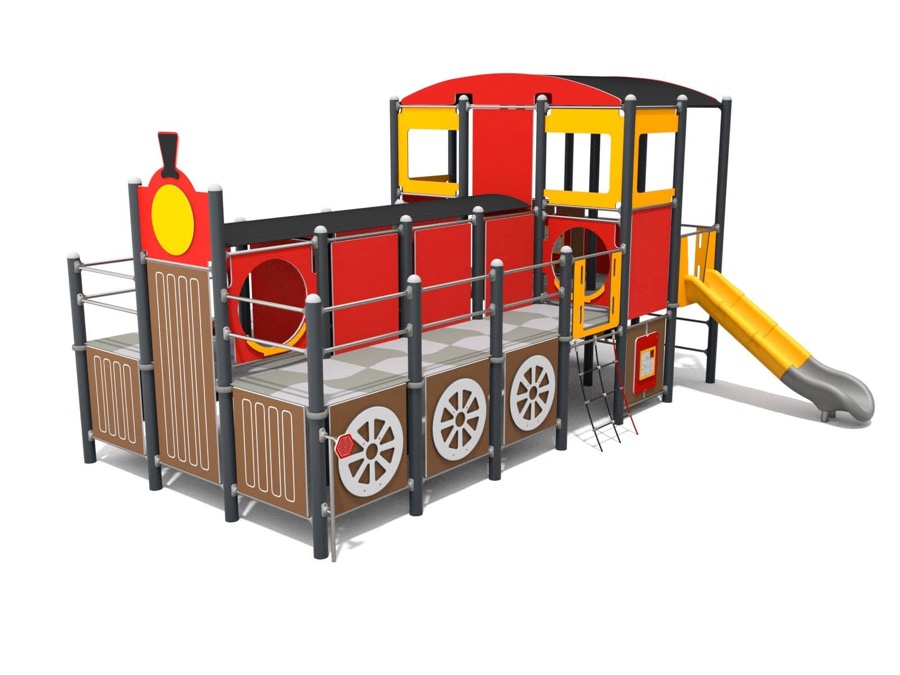 Spielplatz-Lokomotive
