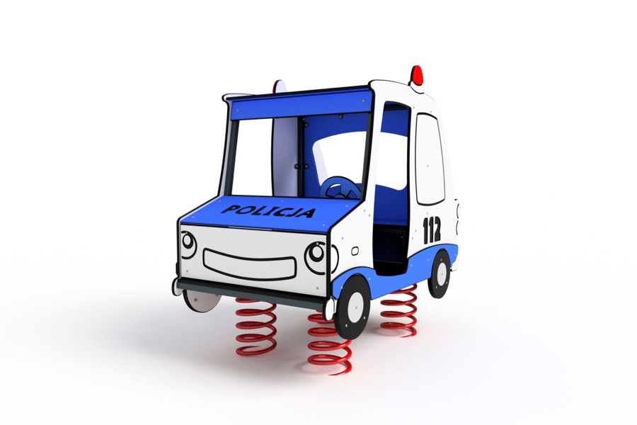 3705S Polizeifahrzeug auf Federn