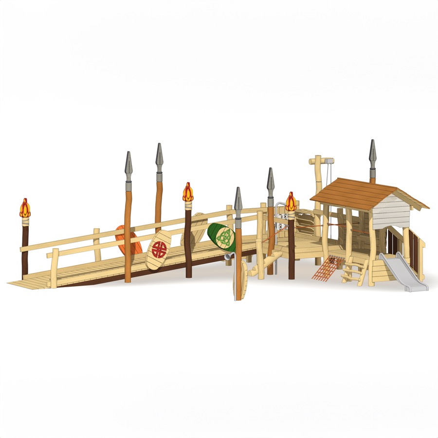 Minispielanlage mit Steg Kelten