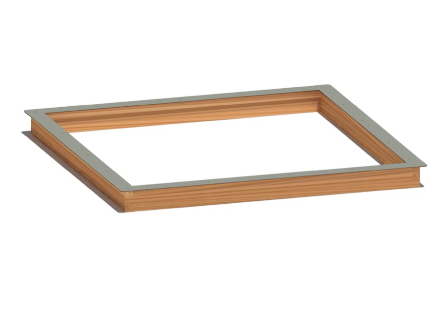 Sandkasten 077, 400 x 400 cm, 3-lagig