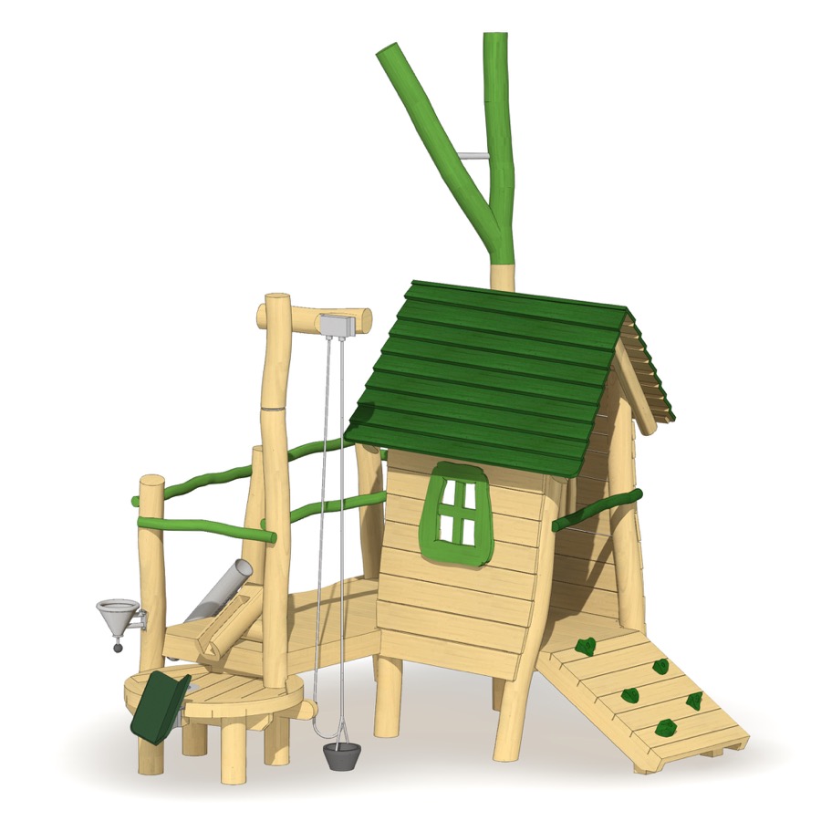Minispielanlage Waldhaus