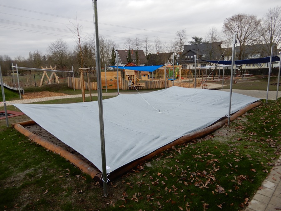 Sonnensegel 600x400cm verstellbar -
