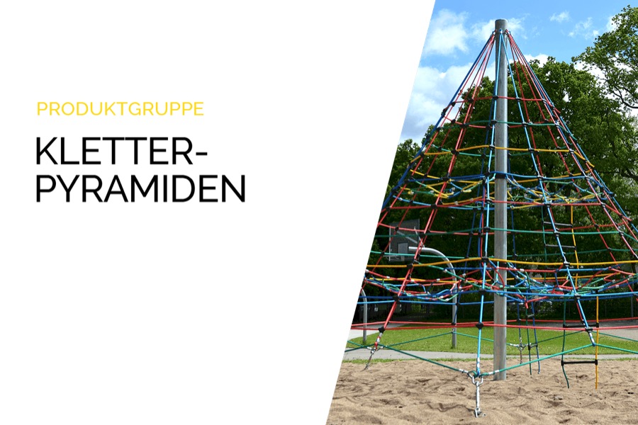 Kletterpyramide Typ 650-95 mit Netzboden