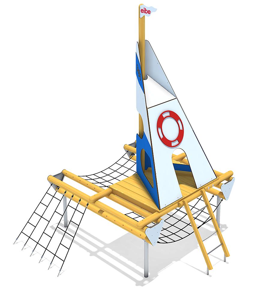 Spielschiff Katamaran