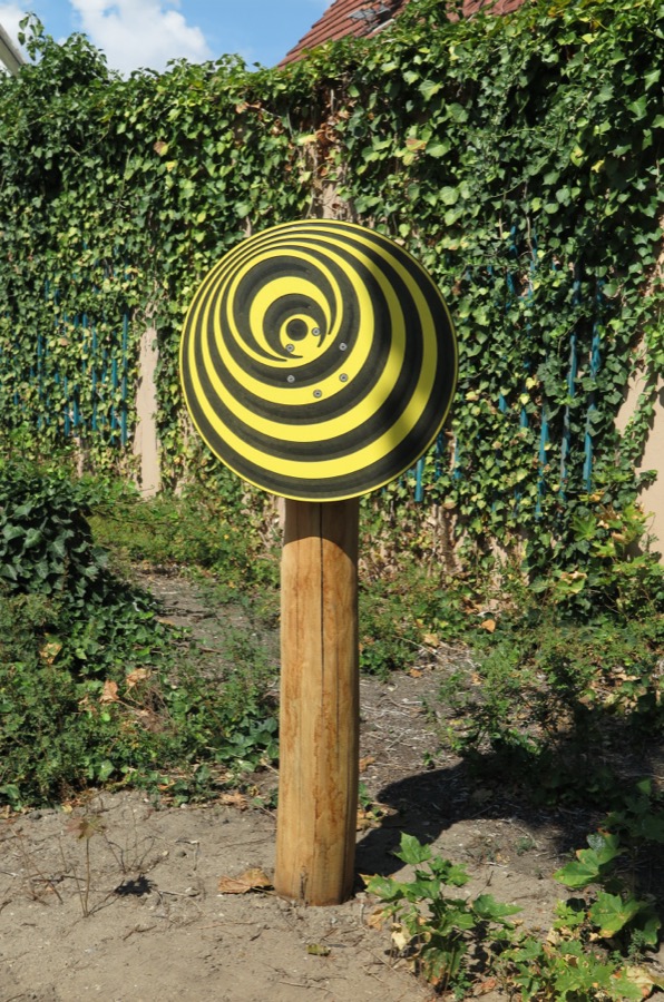 Drehspiel HPL Ø60cm, Kegel, mit 1 Pfosten