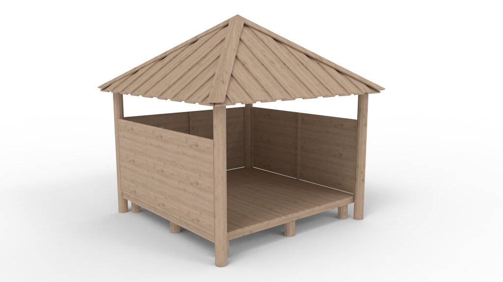 Die Bühne 3x3 m