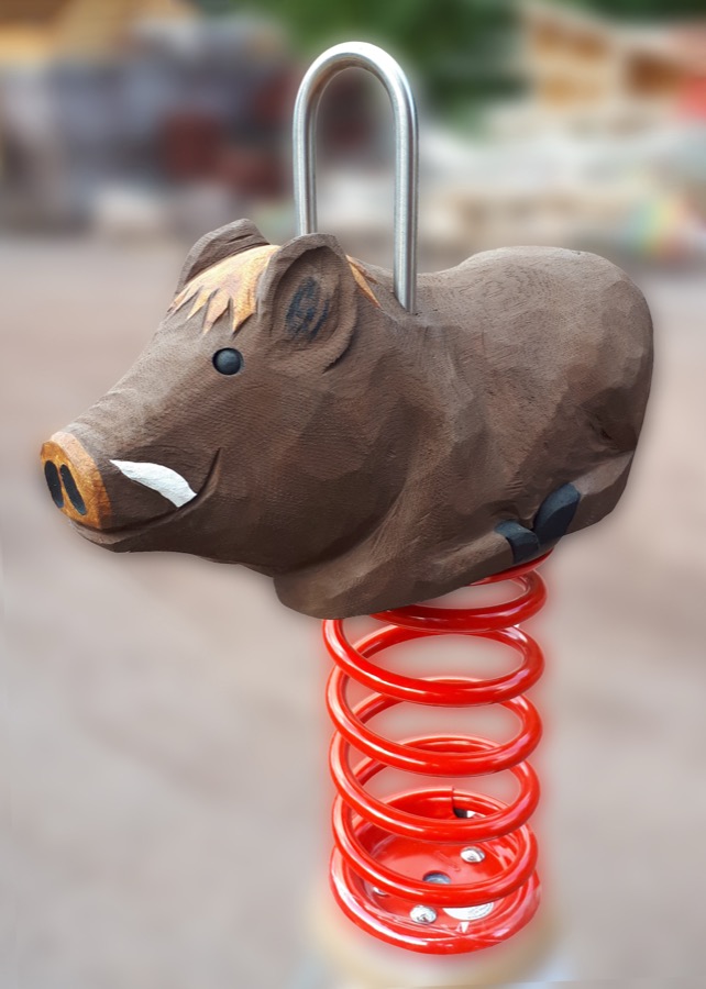 Wippgerät Wildschwein